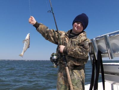 Happy young angler !